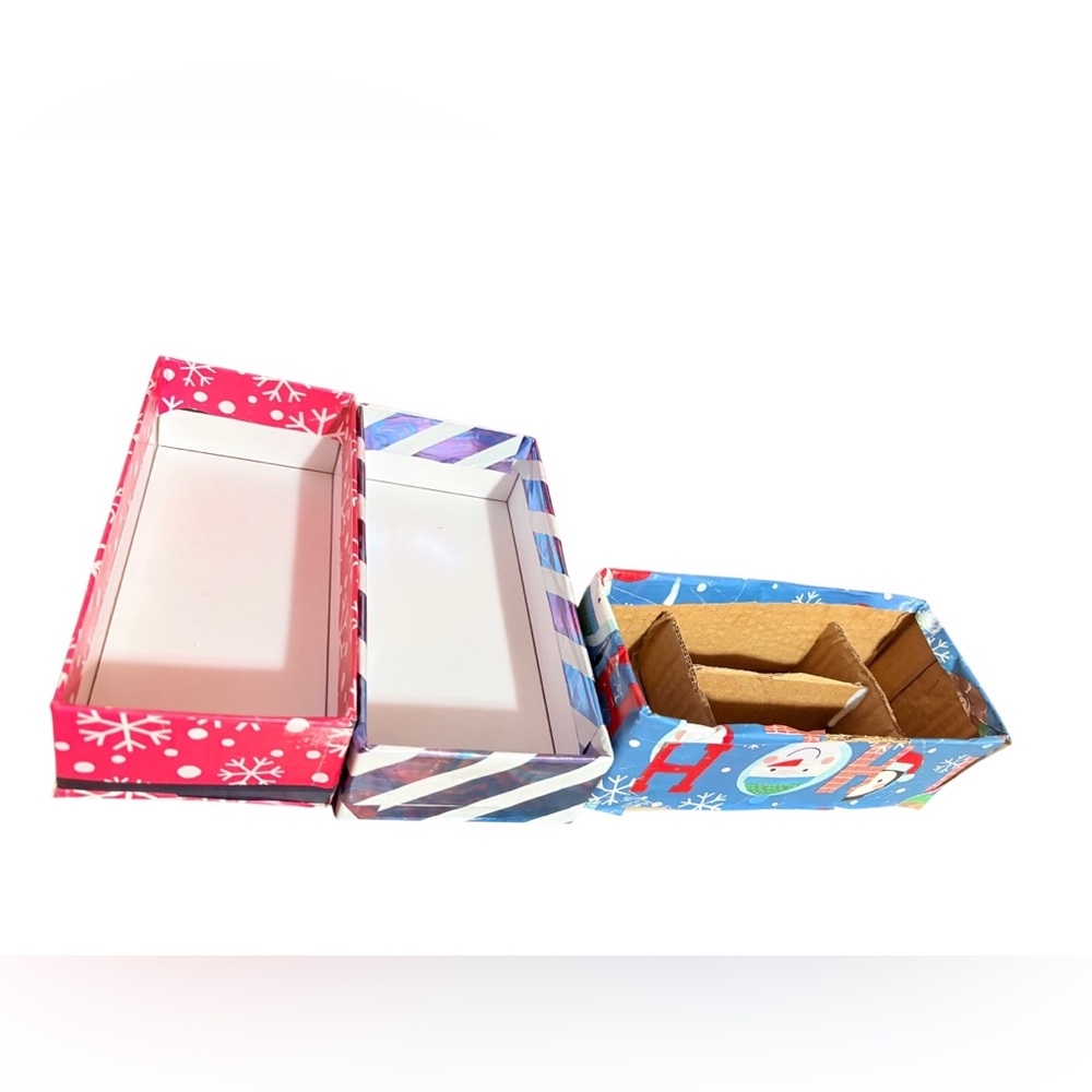 Holiday Gift Box Set - Pink, Blue, Purple